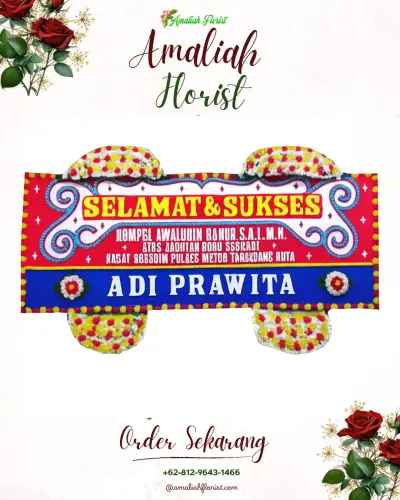 Karangan Bunga Ucapan Selamat di Maidi